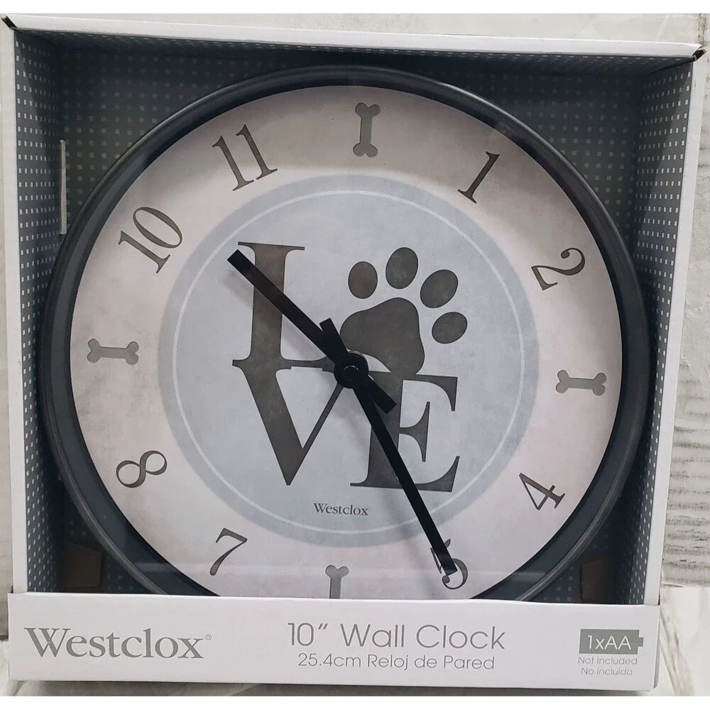 Plastic Decorative Kitchen Wall Clock, approx. 10